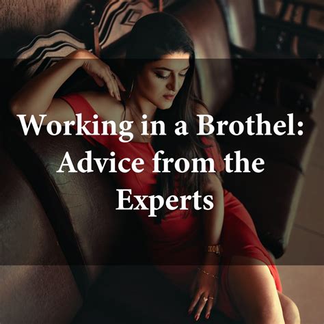 working in brothel|Working in a Brothel: Advice from the Experts .